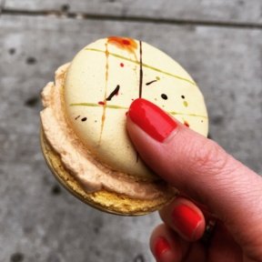 Gluten-free macaron from Dessert Club Chikalicious